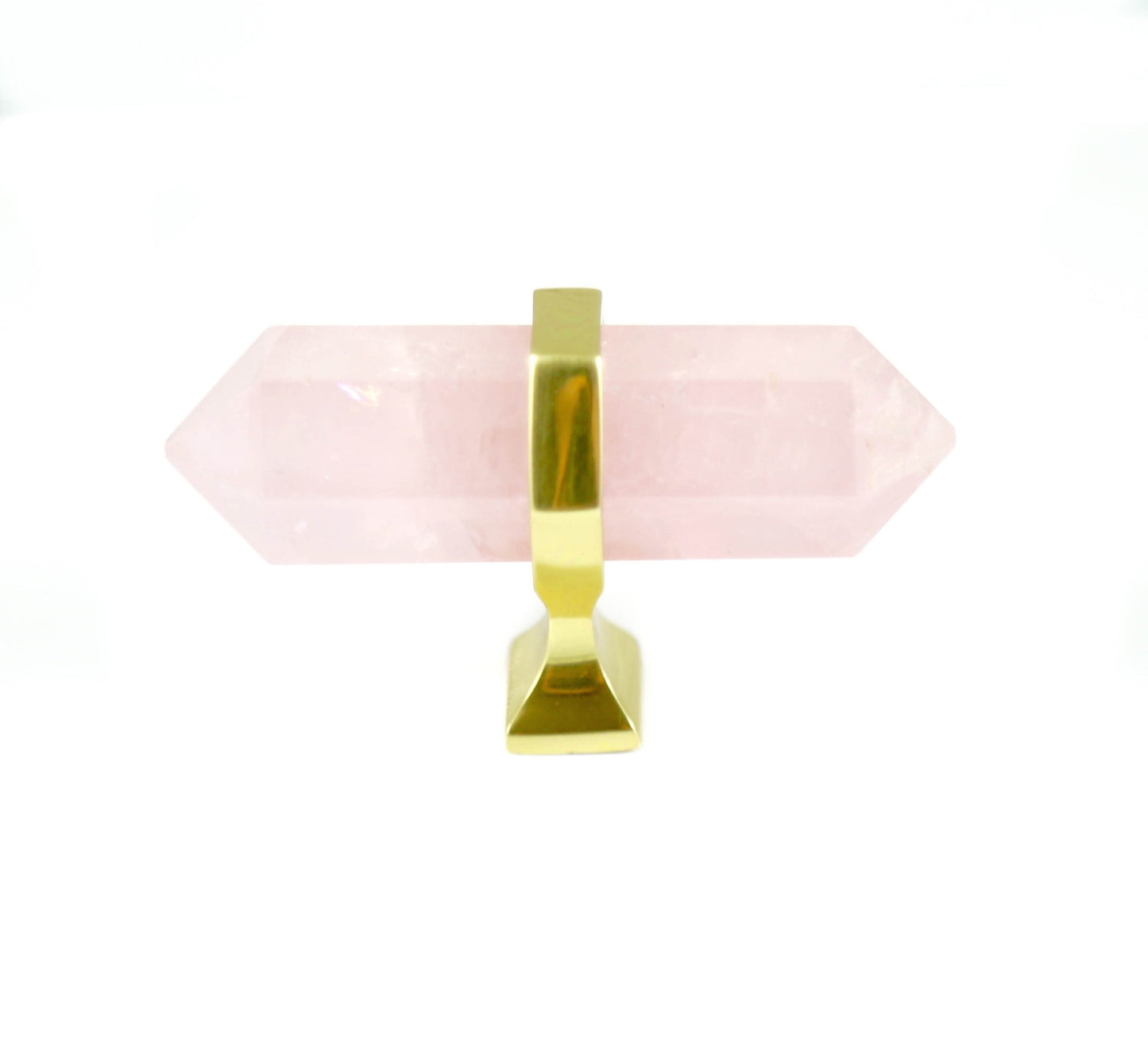 Rose Quartz Crystal Handle