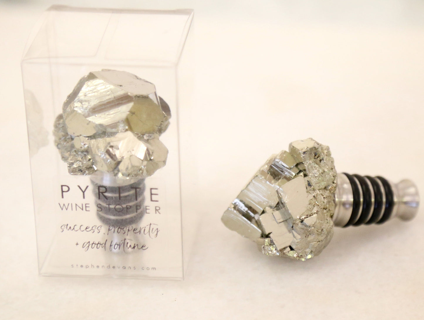 Pyrite Wine Stopper