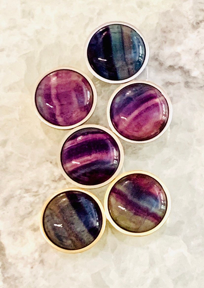 Rainbow Fluorite Knob