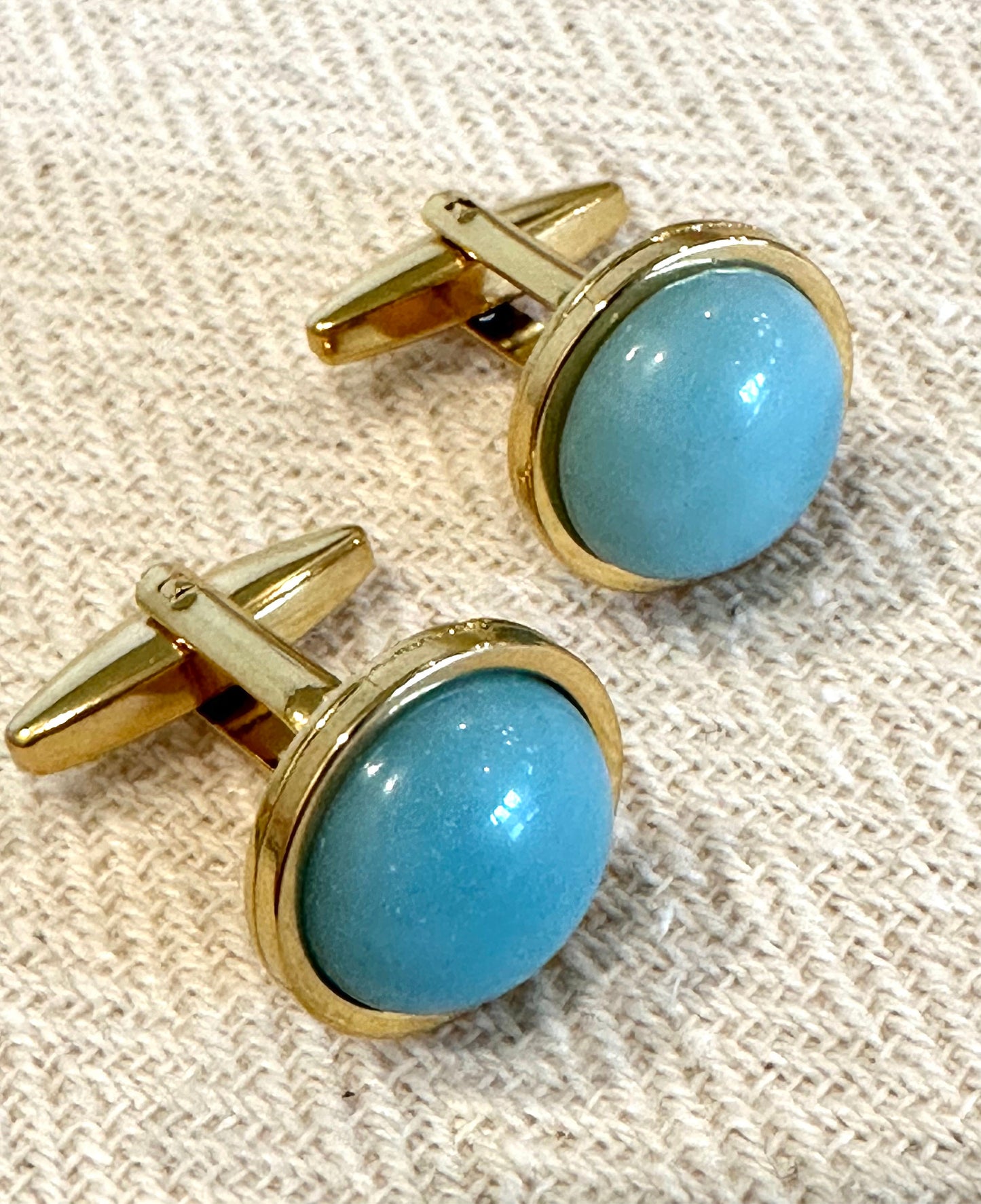 Amazonite Gemstone Cufflinks