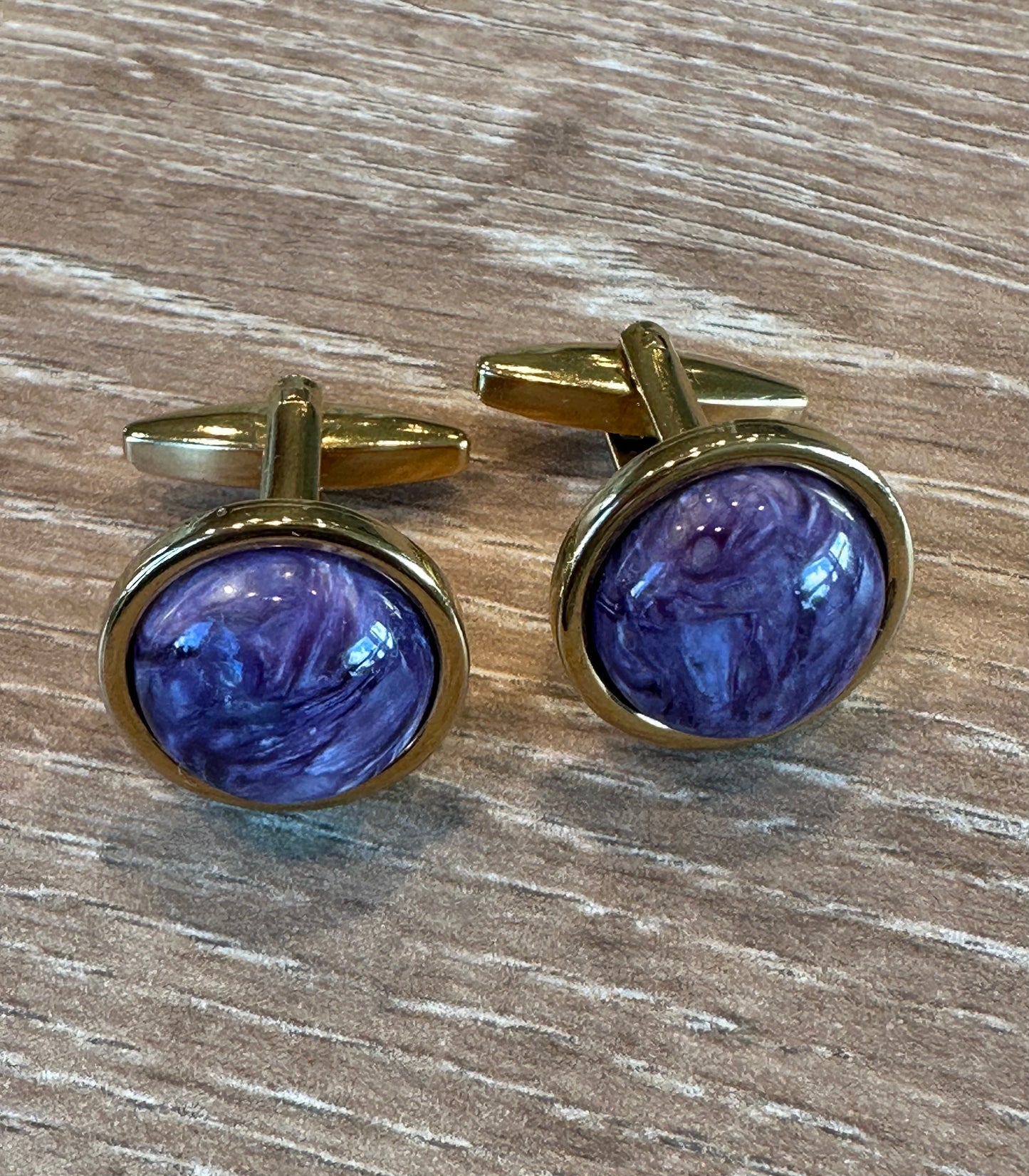 Charoite Cufflinks