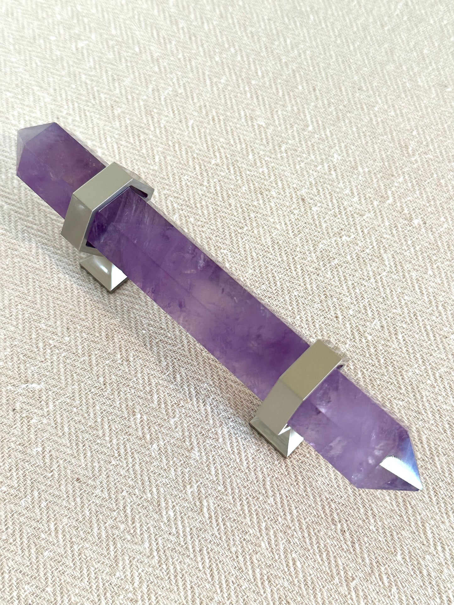 Amethyst Crystal Handle