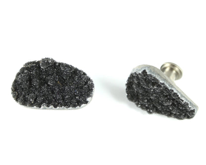 Black Geode Knob