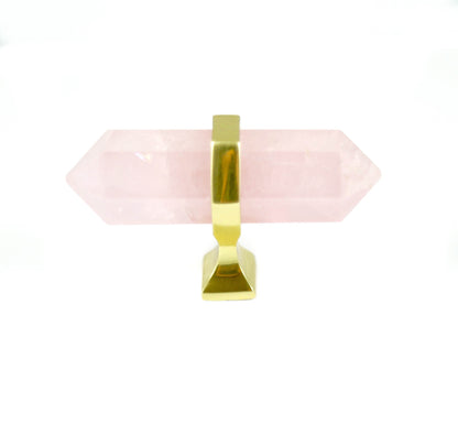 Rose Quartz Crystal Handle