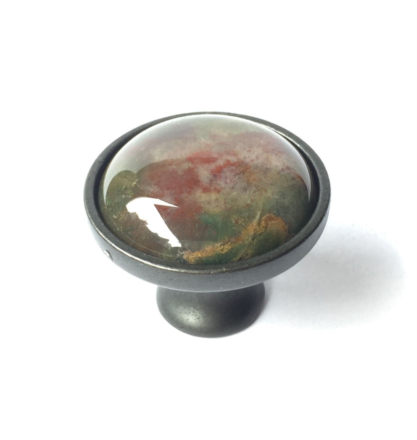 Red Indian Agate Knob