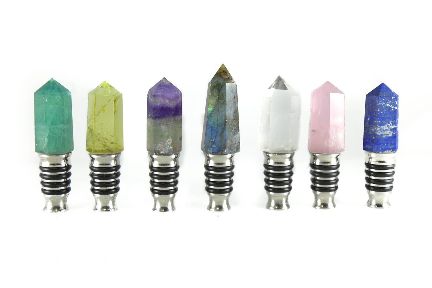 Green Fluorite Wine Stopper