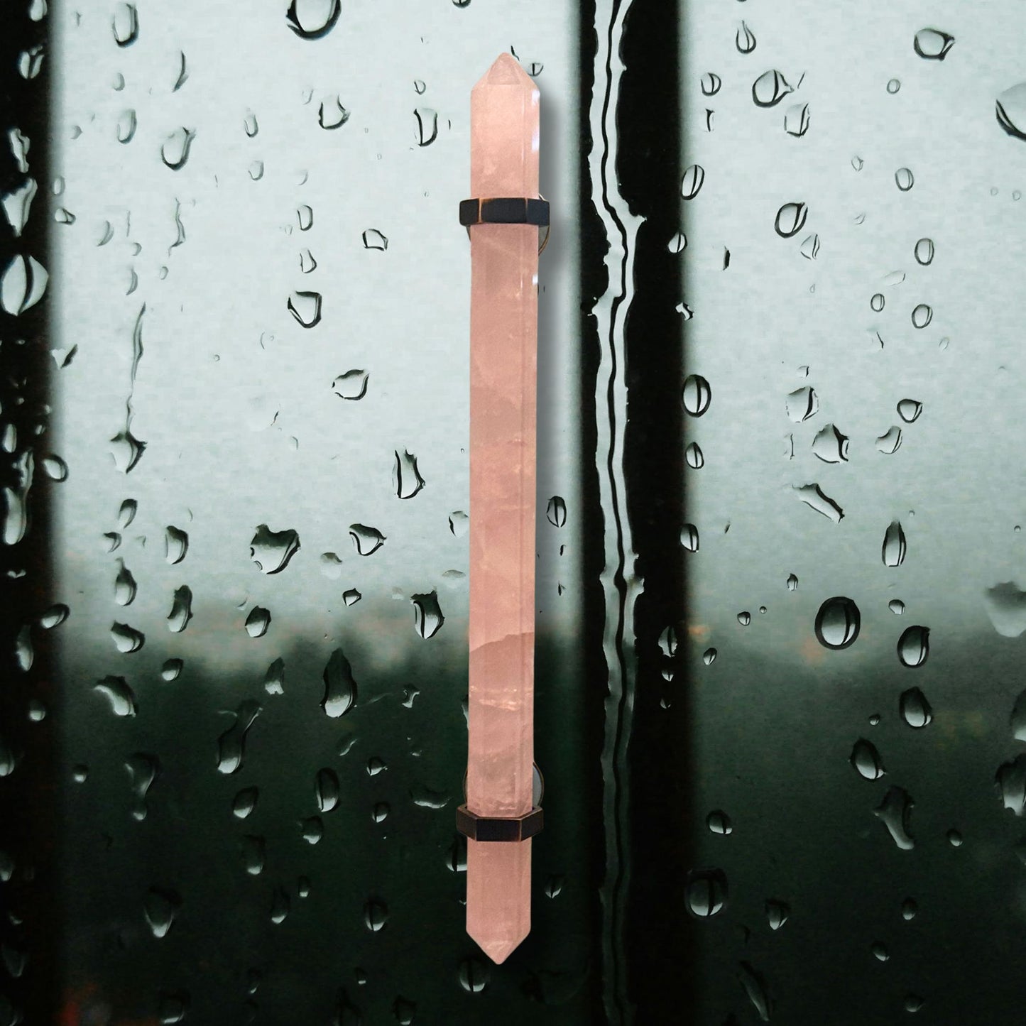 Rose Quartz Shower Handle