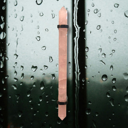 Rose Quartz Shower Handle