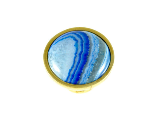 Blue Crystal Knob