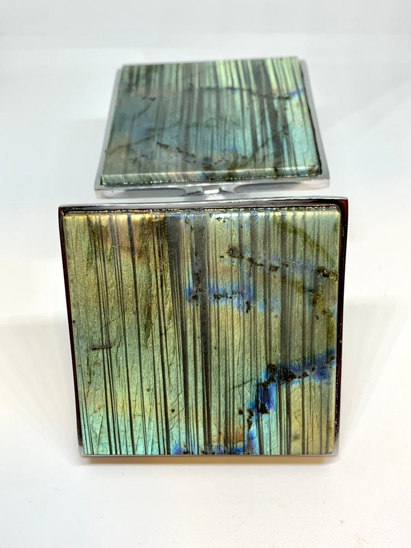 Labradorite Square Knob