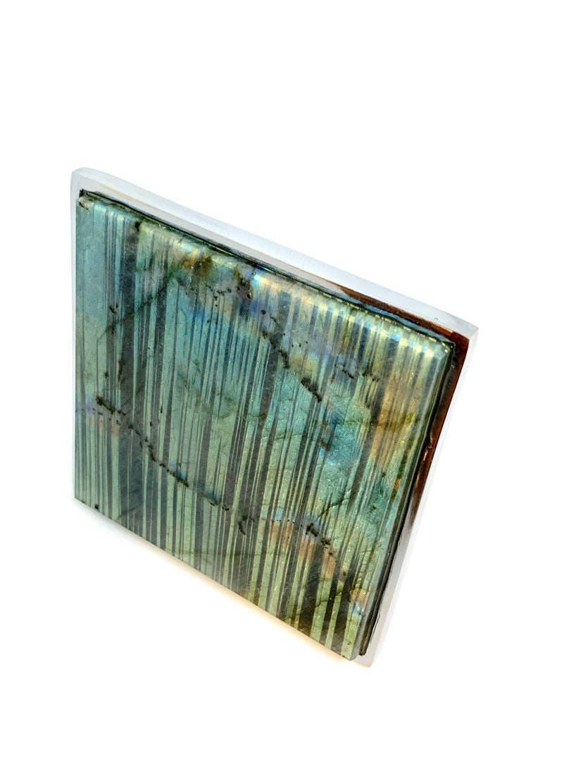 Labradorite Square Knob