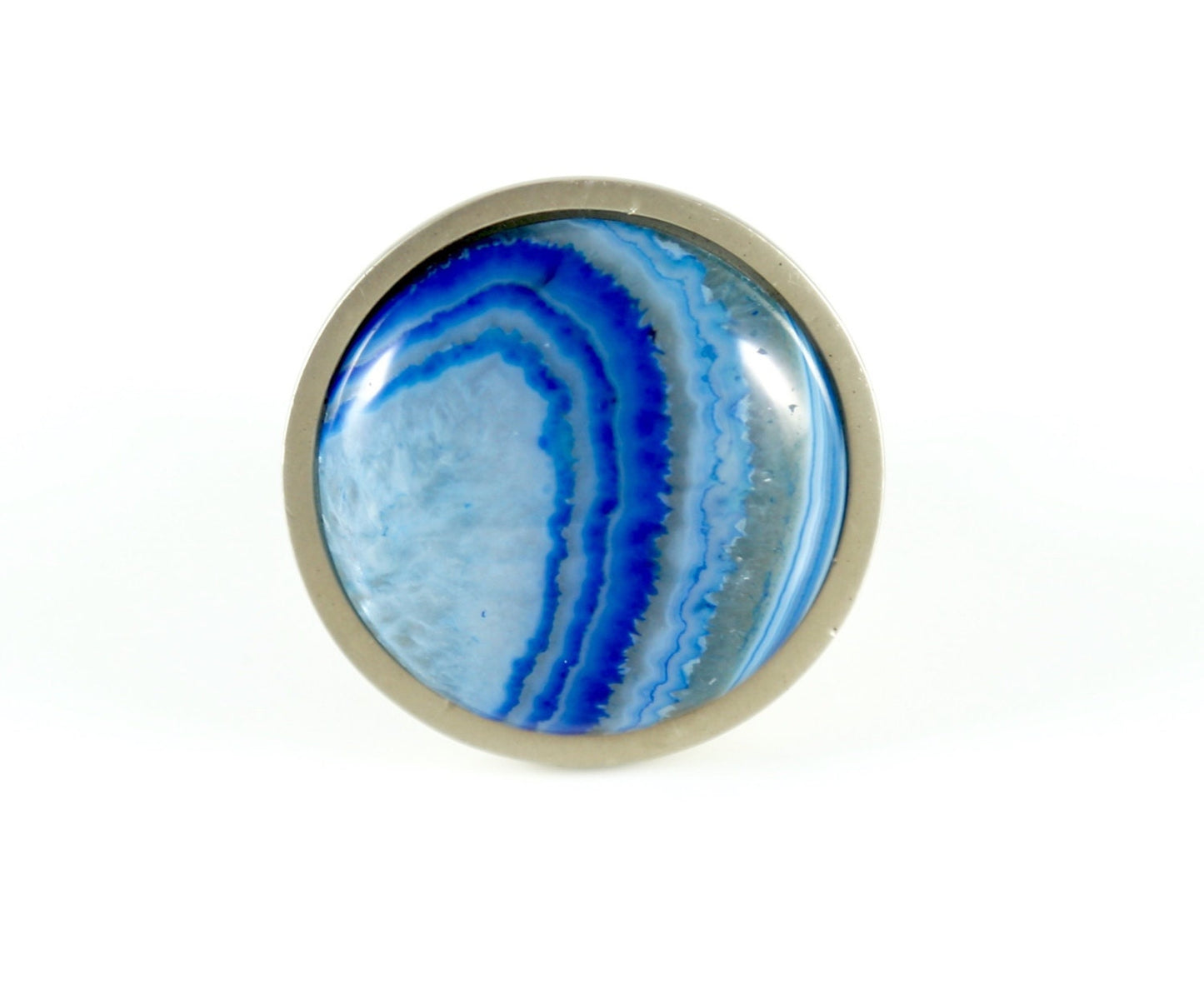 Blue Crystal Knob