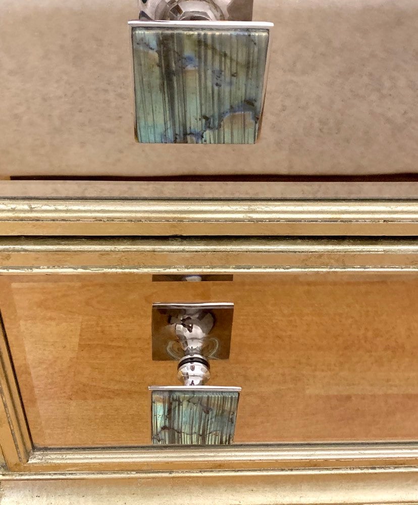 Labradorite Square Knob