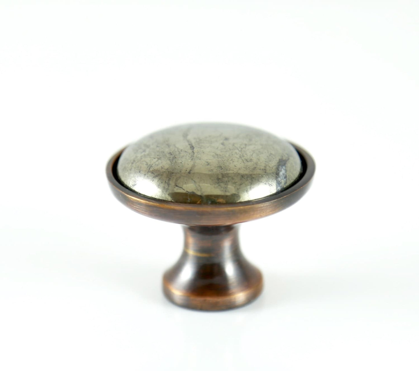 Gold Pyrite Knob