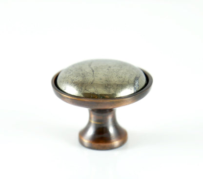 Gold Pyrite Knob