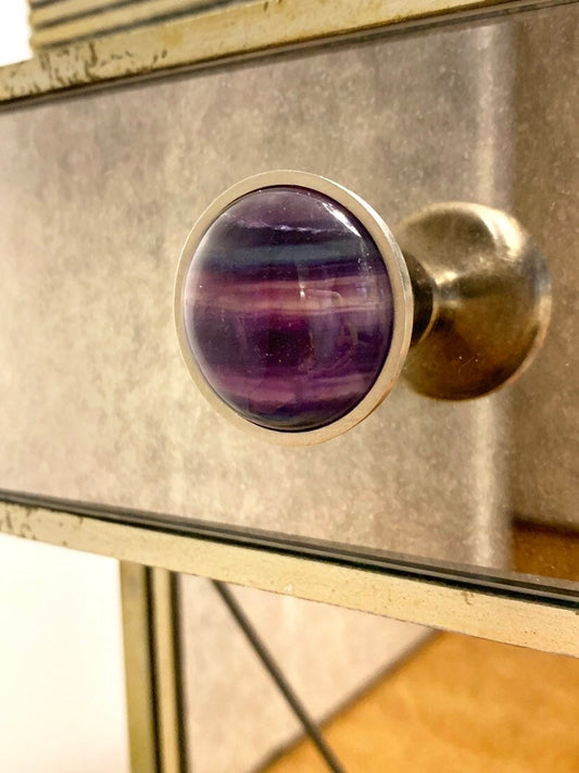 Rainbow Fluorite Knob