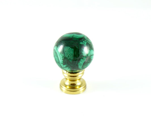 Malachite Lamp Finial