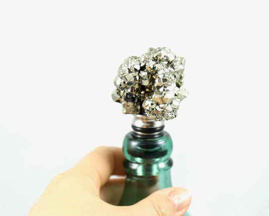 Pyrite Wine Stopper