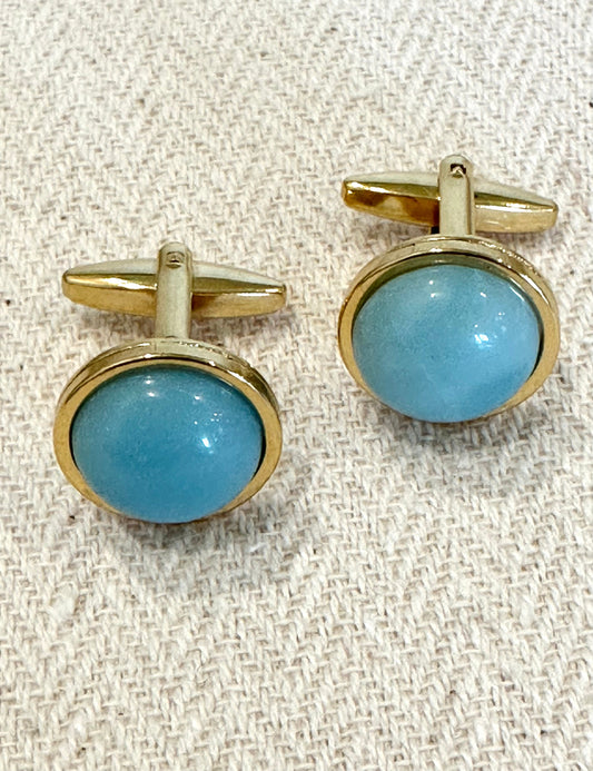 Amazonite Gemstone Cufflinks