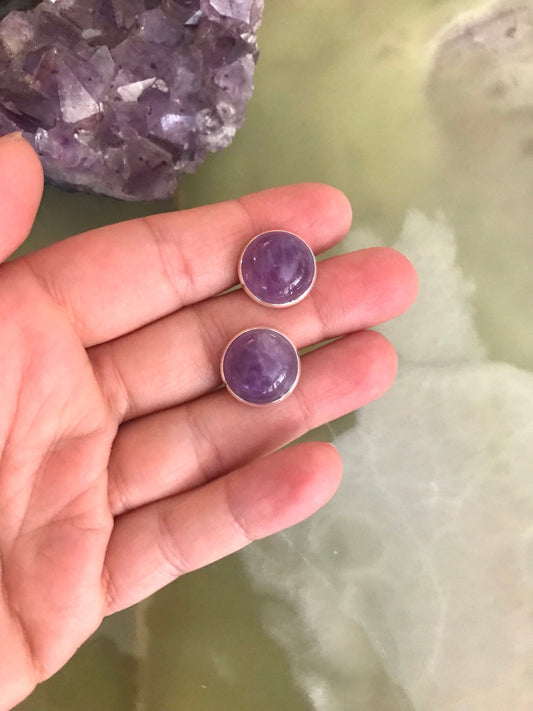 Amethyst Gemstone Cufflinks