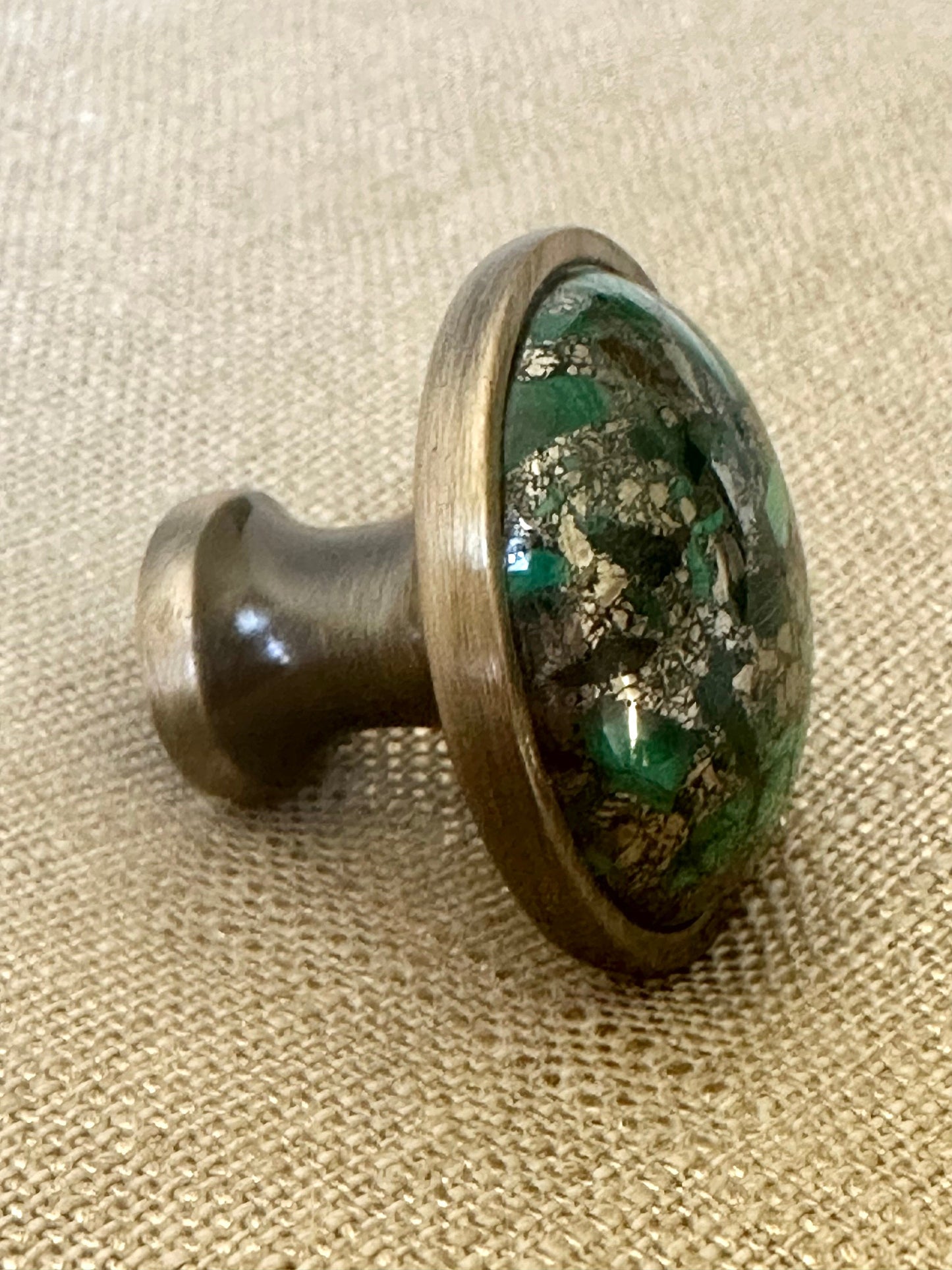 Million Dollar Malachite Knob