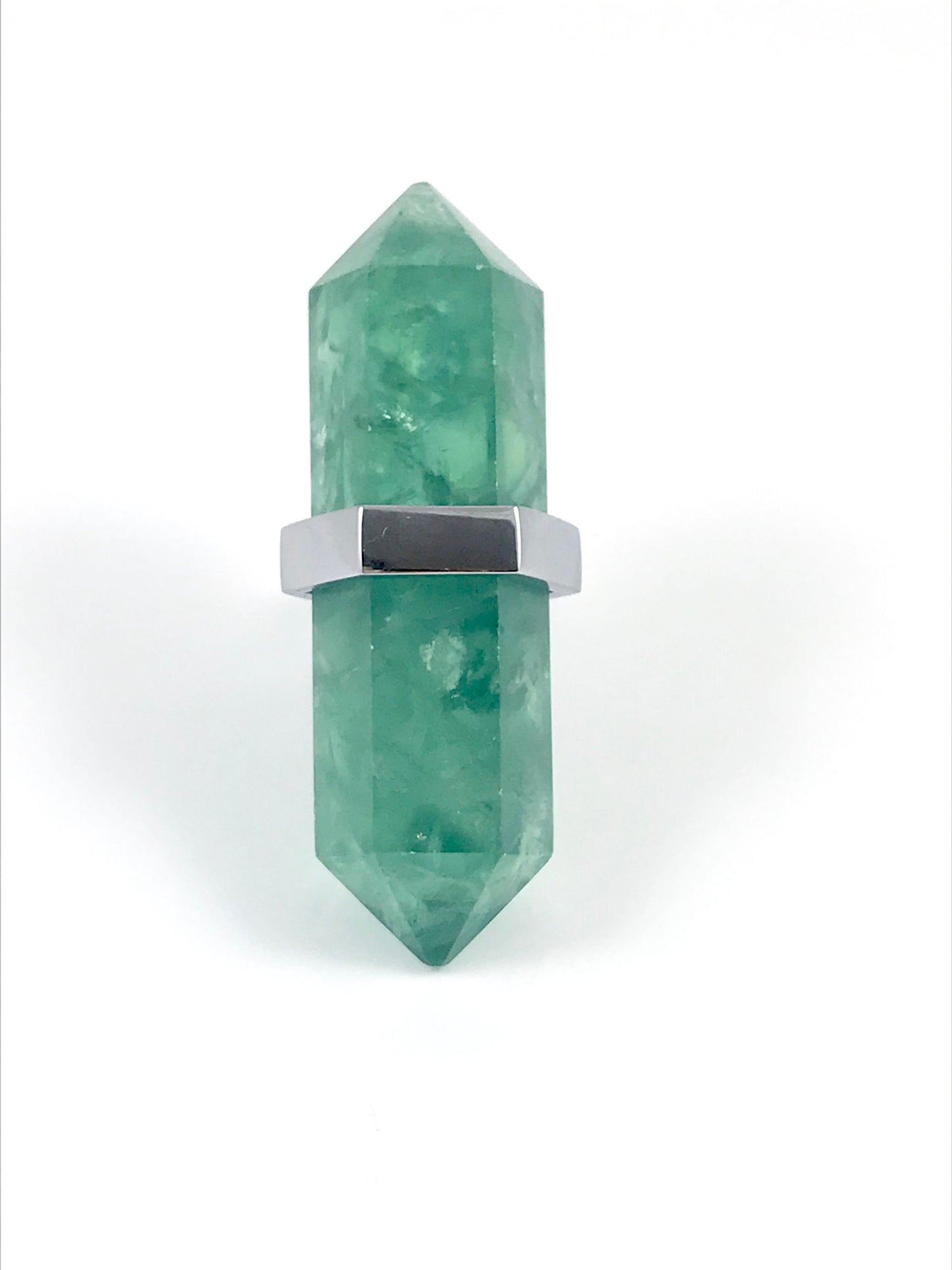 Green Fluorite Handle