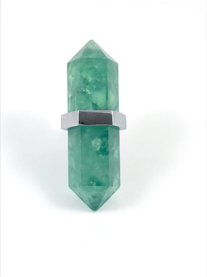 Green Fluorite Handle