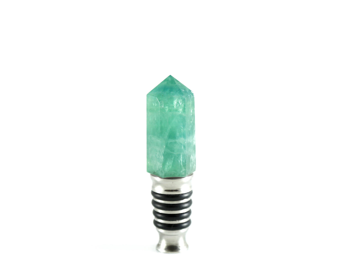 Green Fluorite Wine Stopper