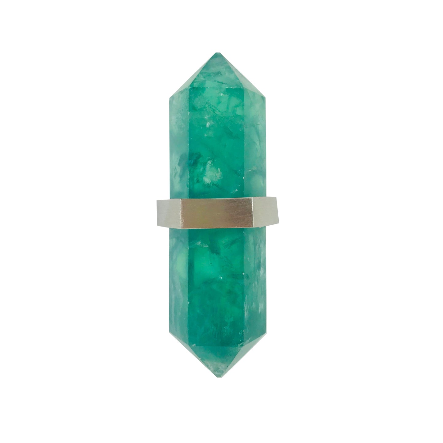 Green Fluorite Handle