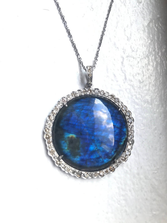 Large Labradorite Pendant
