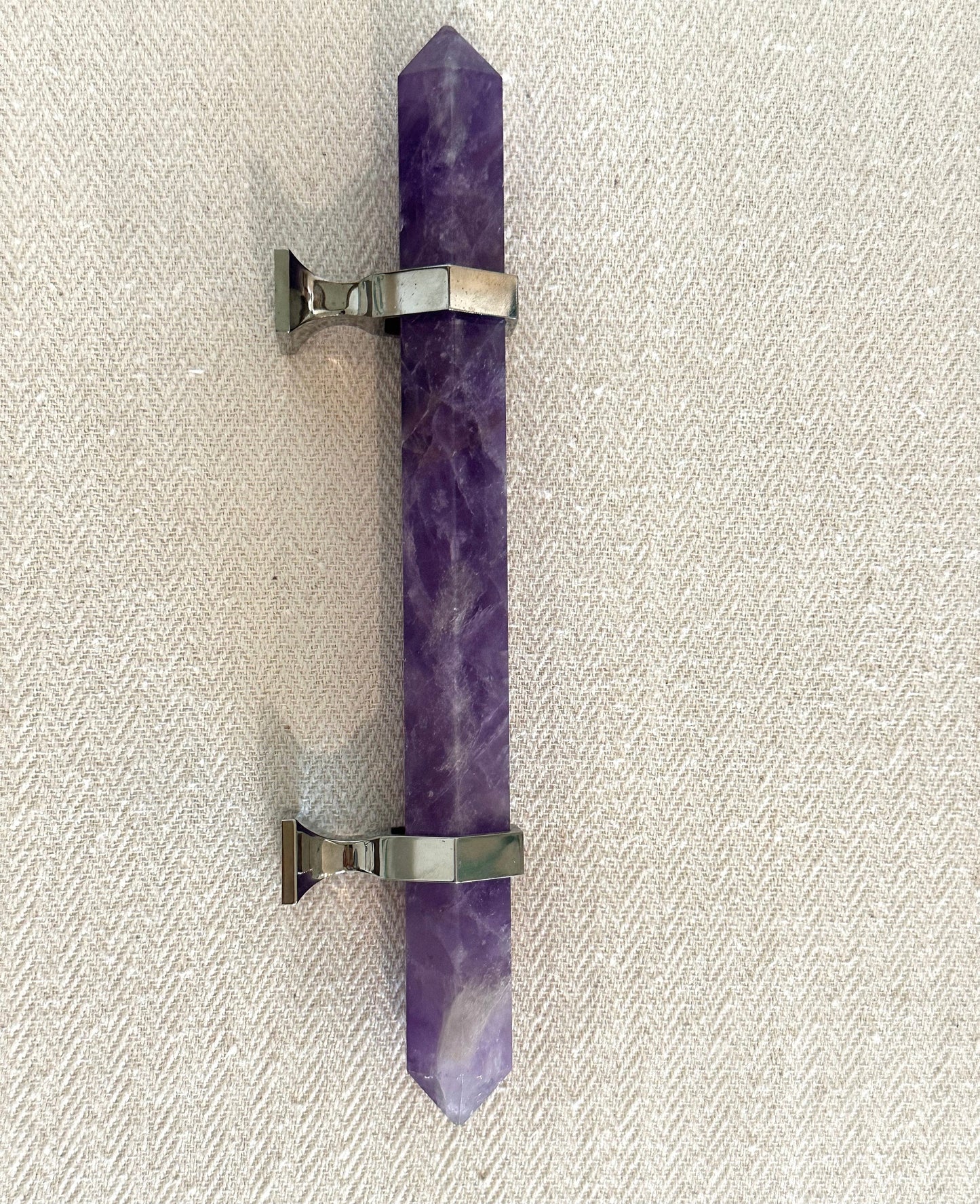 Amethyst Crystal Handle