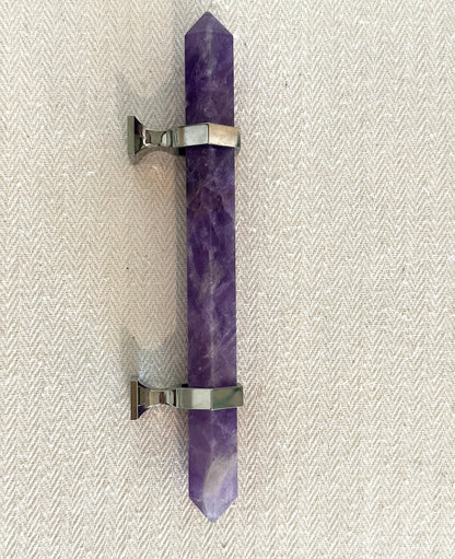 Amethyst Crystal Handle