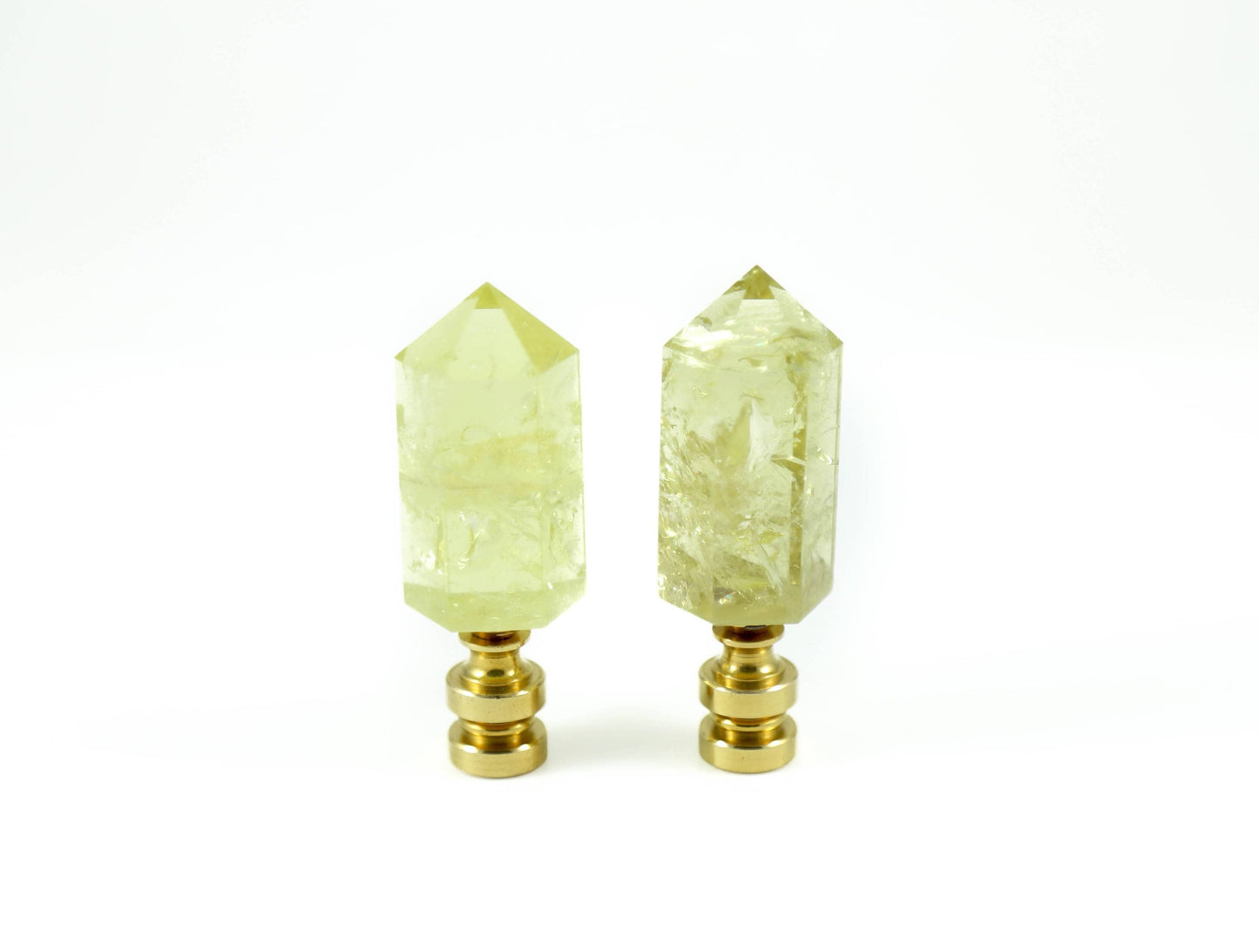 Citrine Crystal Point Lamp Finial