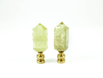 Citrine Crystal Point Lamp Finial