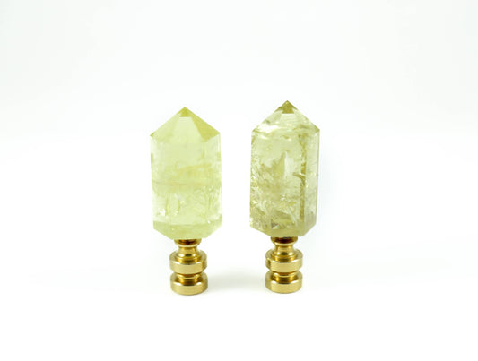 Citrine Crystal Point Lamp Finial