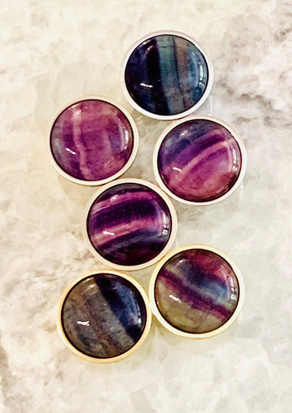 Rainbow Fluorite Knob