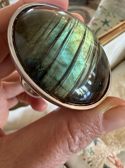 Large Labradorite Knob
