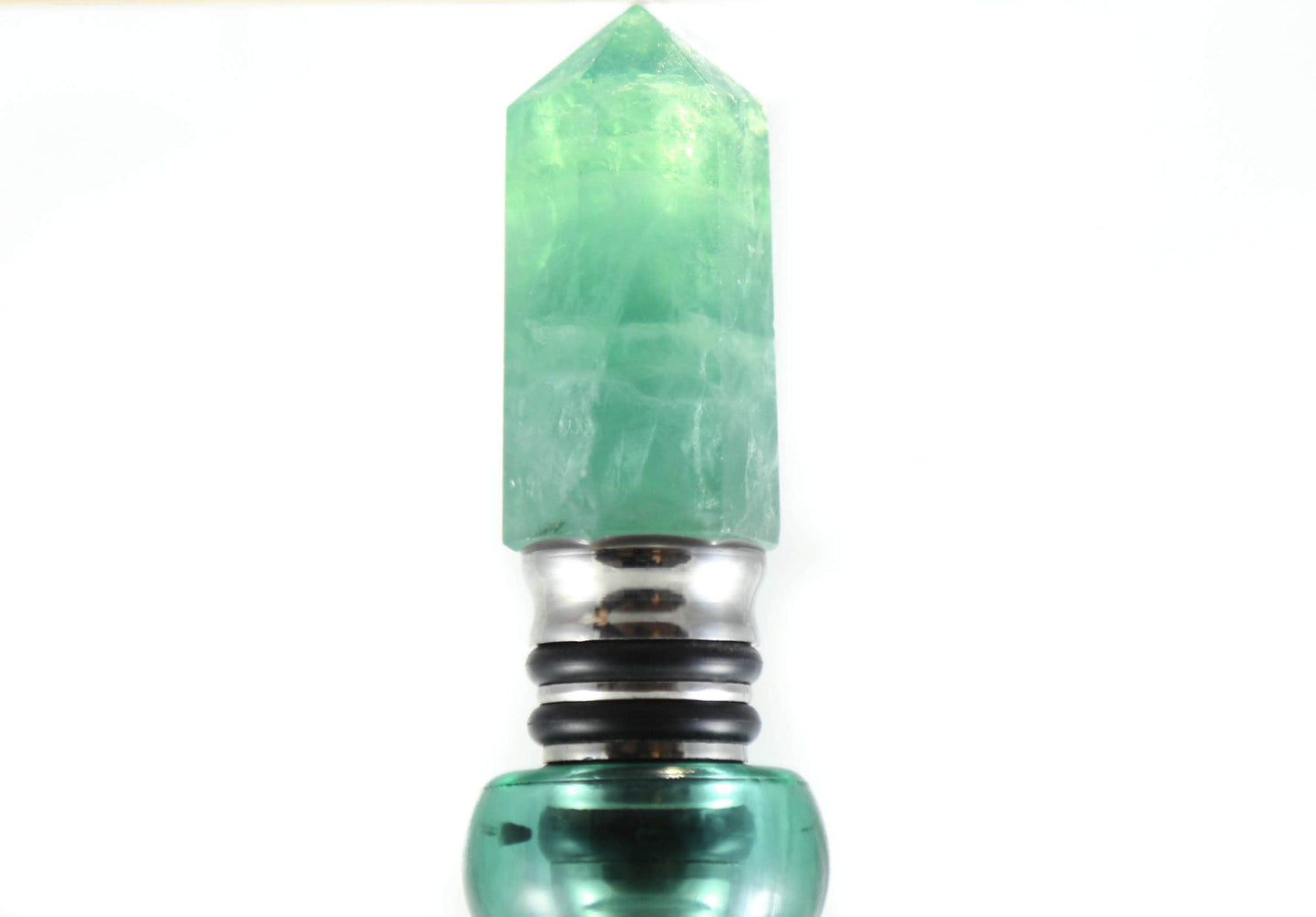 Green Fluorite Wine Stopper