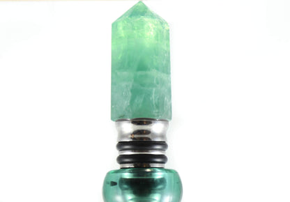 Green Fluorite Wine Stopper