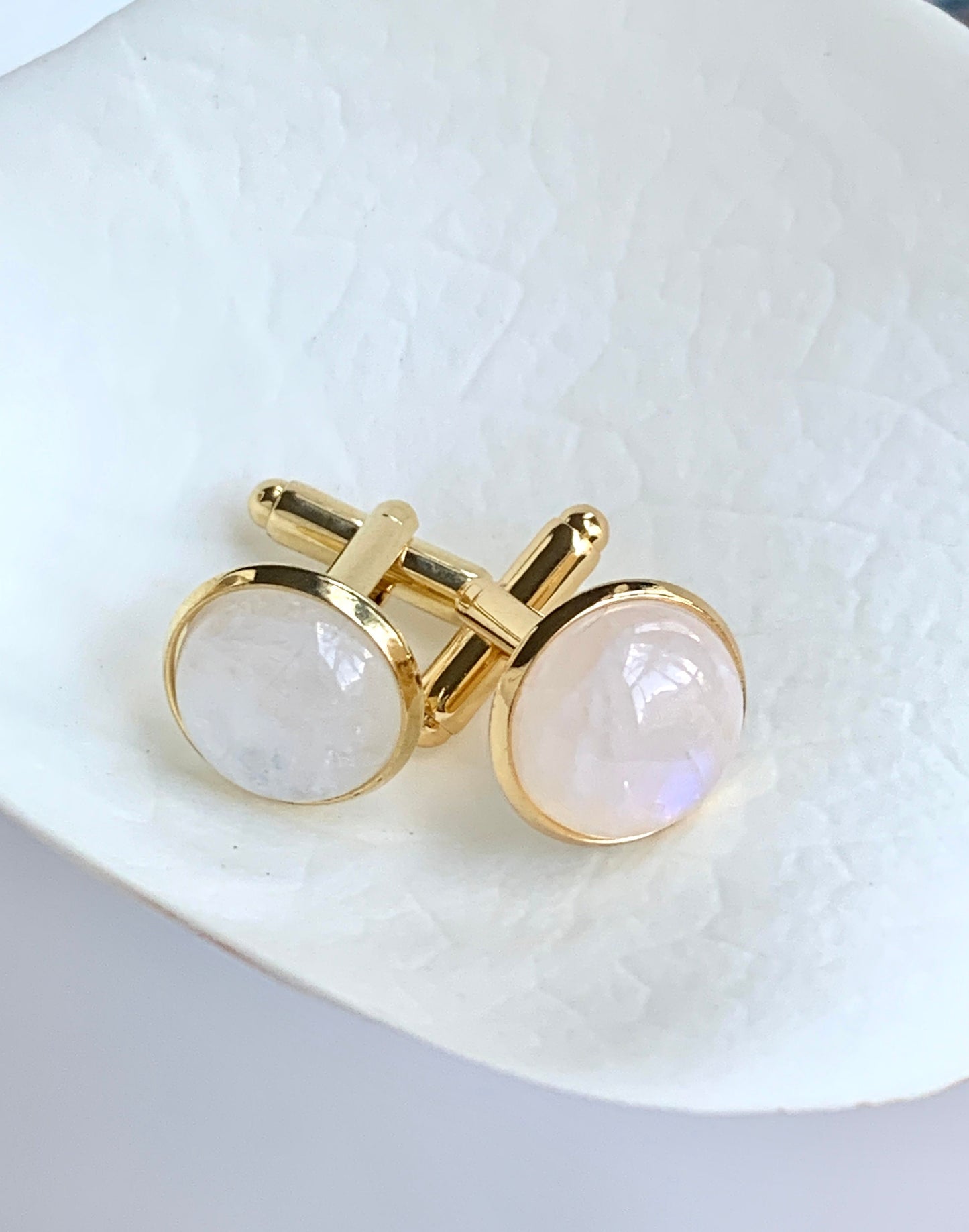 Rainbow Moonstoon Cufflinks