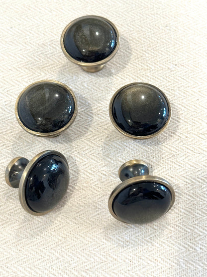 Gold Obsidian Knob