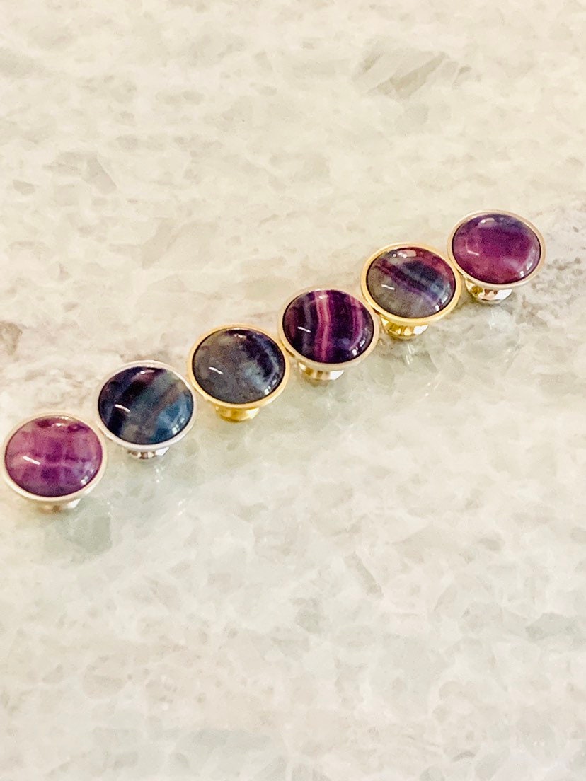 Rainbow Fluorite Knob