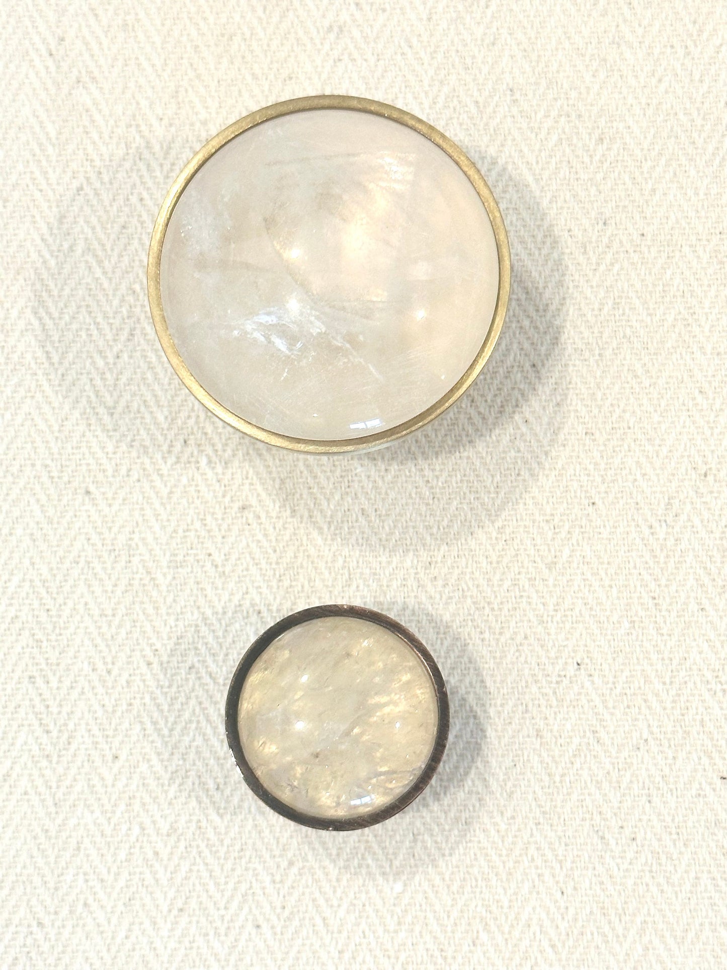 Large Clear Quartz Knob