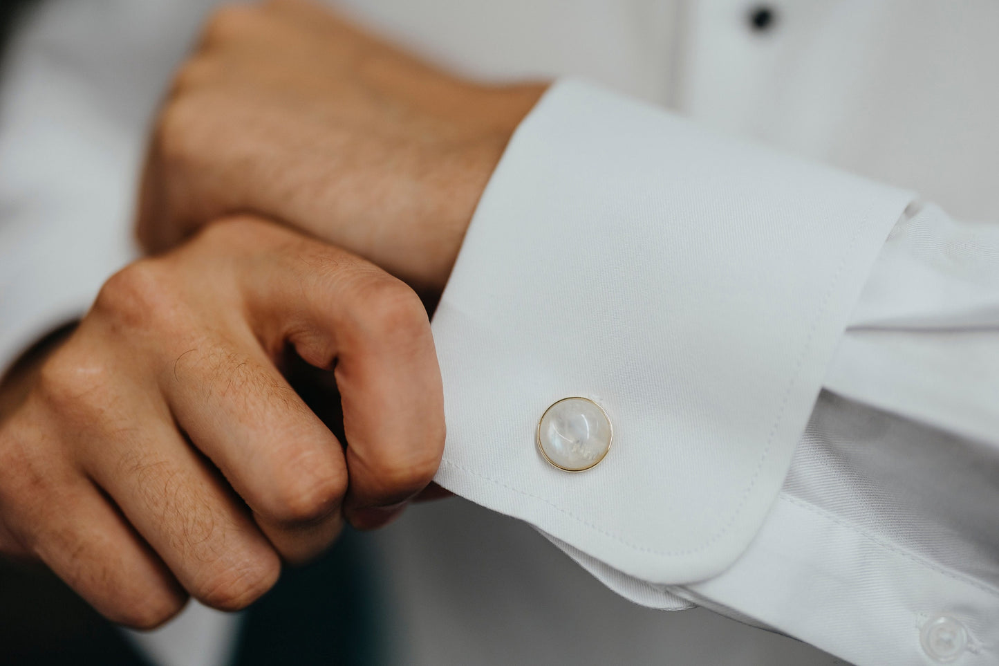 Rainbow Moonstoon Cufflinks