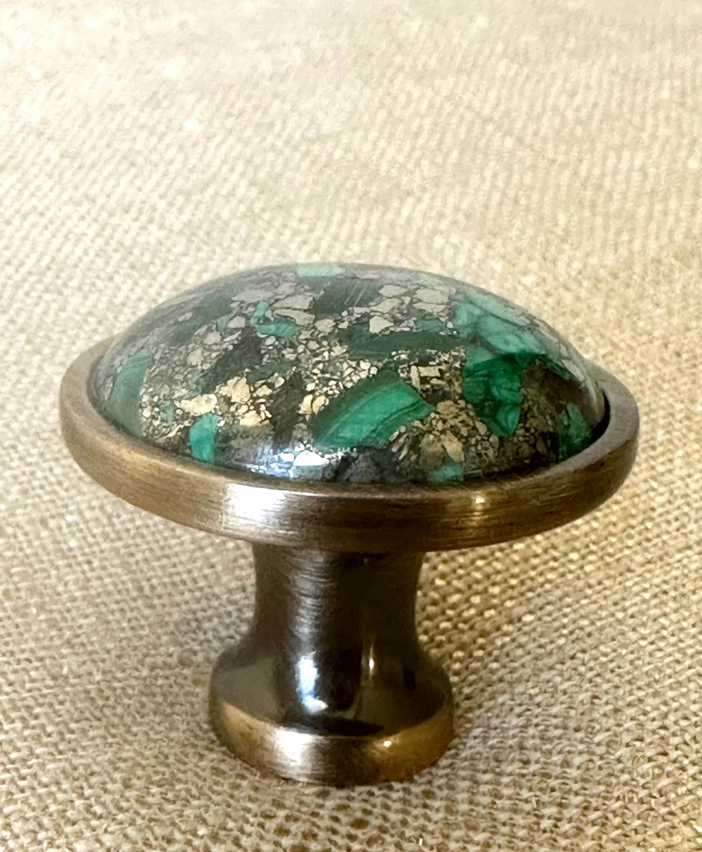 Million Dollar Malachite Knob