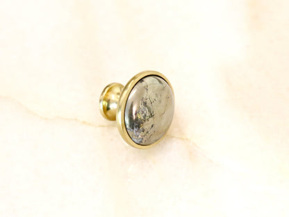 Gold Pyrite Knob