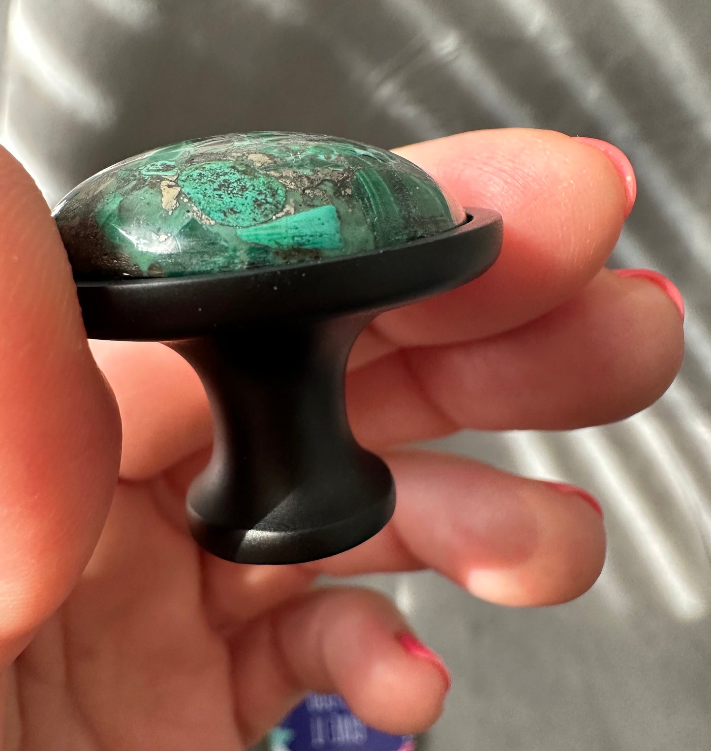 Million Dollar Malachite Knob