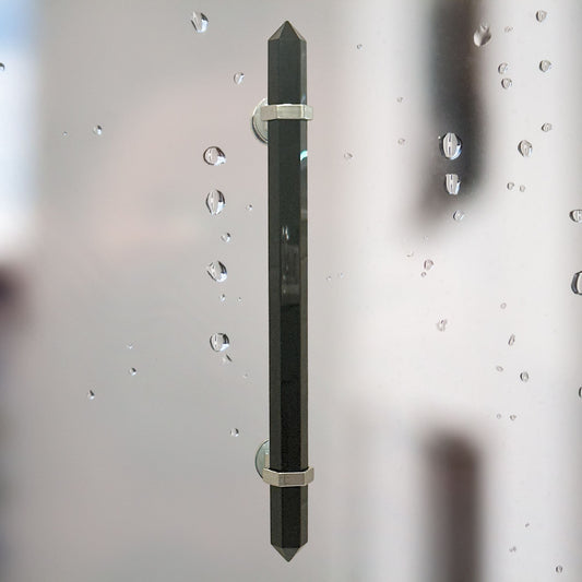 Black Obsidian Shower Door Handle