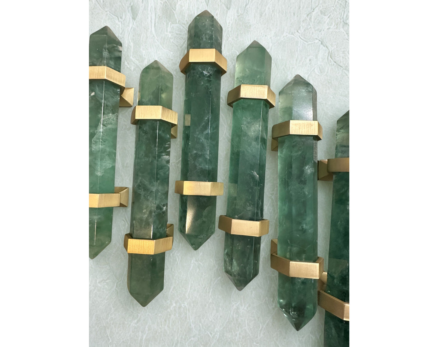 Green Fluorite Handle