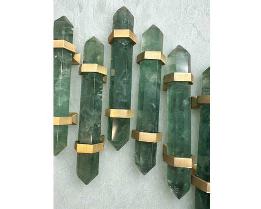 Green Fluorite Handle